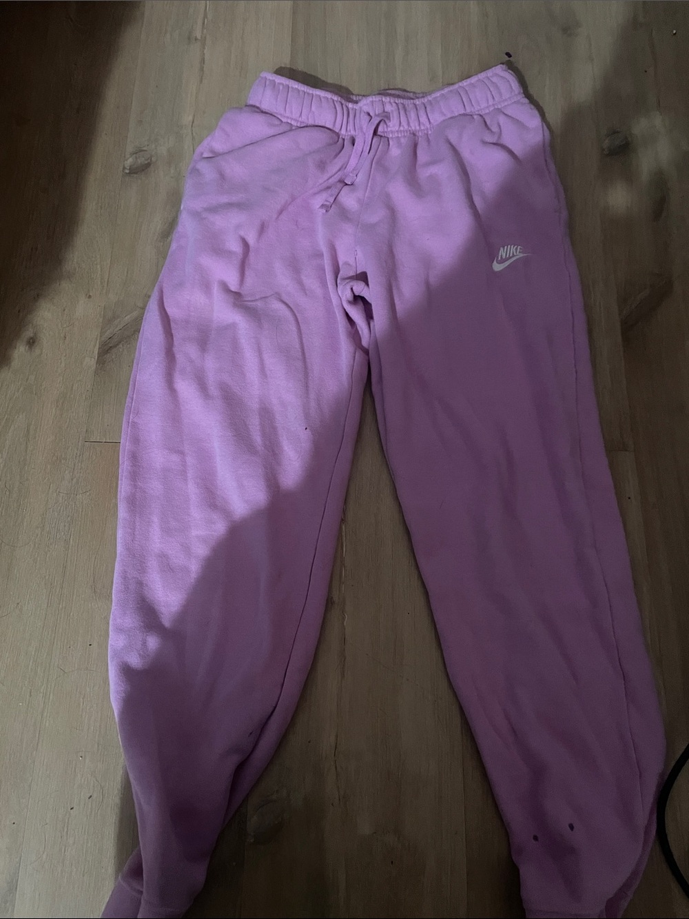 Nike Kids Light Pink Fleece Joggers